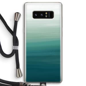 CaseCompany Ocean: Samsung Galaxy Note 8 Transparant Hoesje met koord
