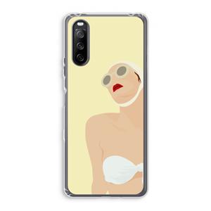 CaseCompany Summer: Sony Xperia 10 III Transparant Hoesje