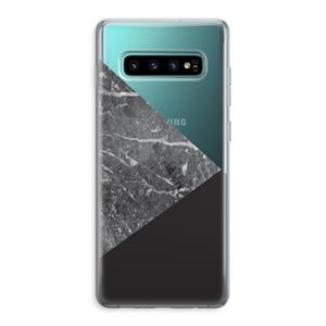 CaseCompany Combinatie marmer: Samsung Galaxy S10 Plus Transparant Hoesje