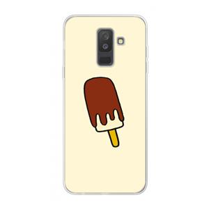 CaseCompany Frisco: Samsung Galaxy A6 Plus (2018) Transparant Hoesje