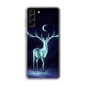 CaseCompany Nightbringer: Samsung Galaxy S21 Plus Transparant Hoesje