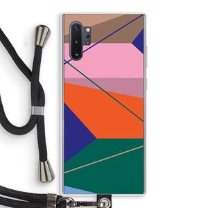 CaseCompany Gestalte 1: Samsung Galaxy Note 10 Plus Transparant Hoesje met koord