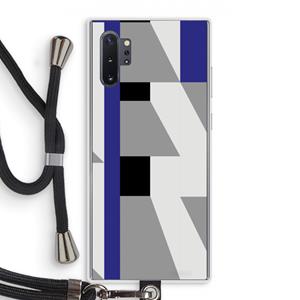 CaseCompany Gestalte 2: Samsung Galaxy Note 10 Plus Transparant Hoesje met koord