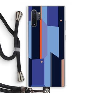 CaseCompany Gestalte 3: Samsung Galaxy Note 10 Plus Transparant Hoesje met koord