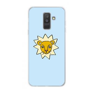 CaseCompany Kleine leeuw: Samsung Galaxy A6 Plus (2018) Transparant Hoesje