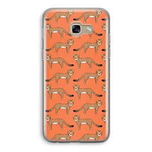 CaseCompany Cheetah: Samsung Galaxy A5 (2017) Transparant Hoesje