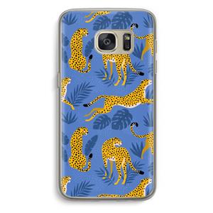 CaseCompany Luipaard: Samsung Galaxy S7 Transparant Hoesje