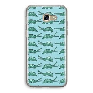 CaseCompany Kroko: Samsung Galaxy A5 (2017) Transparant Hoesje