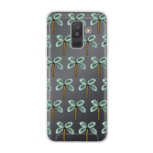 CaseCompany Paradise: Samsung Galaxy A6 Plus (2018) Transparant Hoesje