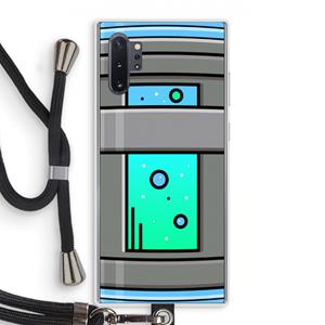 CaseCompany Chug Bottle: Samsung Galaxy Note 10 Plus Transparant Hoesje met koord