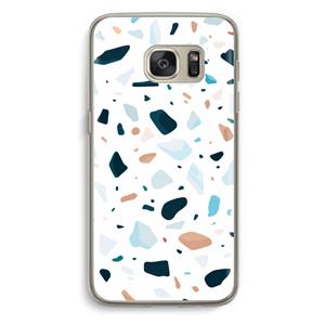 CaseCompany Terrazzo N°13: Samsung Galaxy S7 Transparant Hoesje