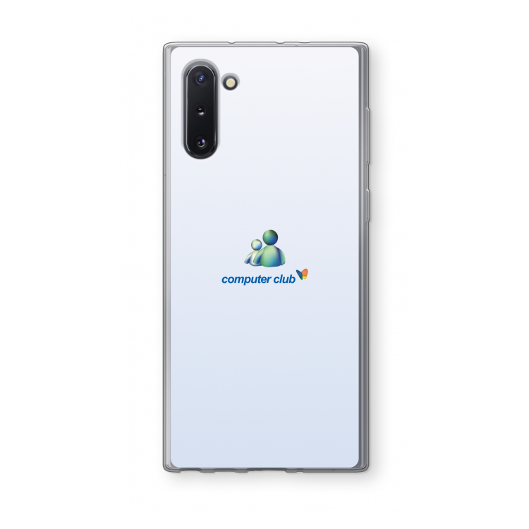 CaseCompany MSN: Samsung Galaxy Note 10 Transparant Hoesje
