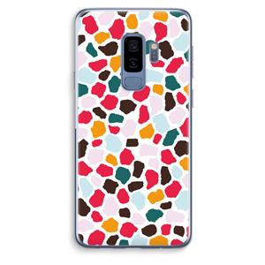 CaseCompany Colored Giraffe: Samsung Galaxy S9 Plus Transparant Hoesje