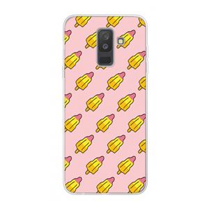 CaseCompany Waterijsjes: Samsung Galaxy A6 Plus (2018) Transparant Hoesje