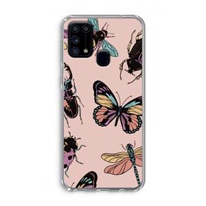 CaseCompany Tiny Bugs: Samsung Galaxy M31 Transparant Hoesje