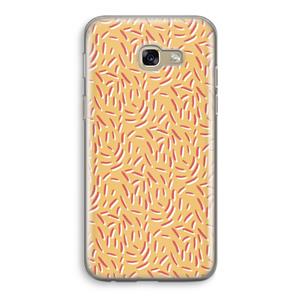 CaseCompany Camouflage: Samsung Galaxy A5 (2017) Transparant Hoesje