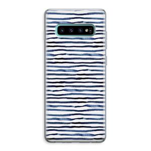 CaseCompany Verrassende lijnen: Samsung Galaxy S10 Plus Transparant Hoesje
