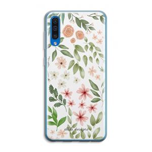 CaseCompany Botanical sweet flower heaven: Samsung Galaxy A50 Transparant Hoesje