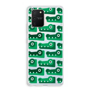 CaseCompany Crocs: Samsung Galaxy S10 Lite Transparant Hoesje