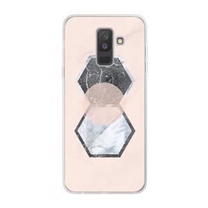 CaseCompany Creatieve toets: Samsung Galaxy A6 Plus (2018) Transparant Hoesje