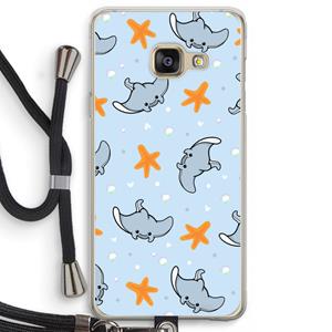 CaseCompany Manta: Samsung Galaxy A3 (2016) Transparant Hoesje met koord