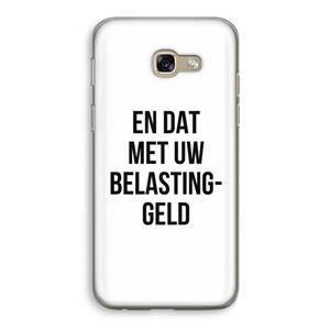CaseCompany Belastinggeld: Samsung Galaxy A5 (2017) Transparant Hoesje