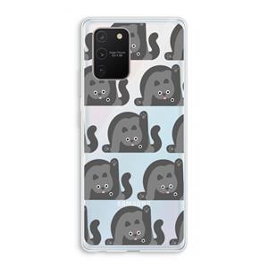 CaseCompany Cats: Samsung Galaxy S10 Lite Transparant Hoesje