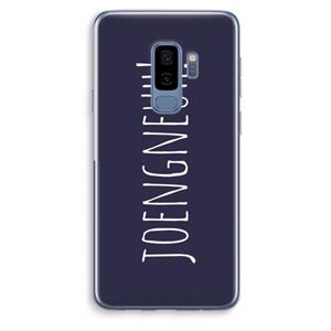 CaseCompany Joengneuh!: Samsung Galaxy S9 Plus Transparant Hoesje