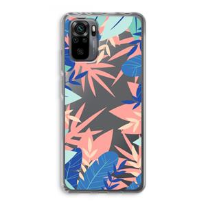 CaseCompany Tropisch: Xiaomi Redmi Note 10 Pro Transparant Hoesje