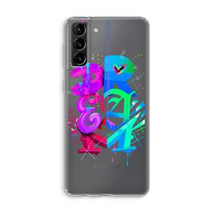 CaseCompany Dream: Samsung Galaxy S21 Plus Transparant Hoesje