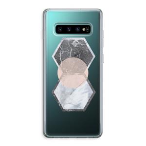 CaseCompany Creatieve toets: Samsung Galaxy S10 Plus Transparant Hoesje