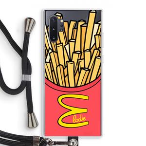 CaseCompany McElodie: Samsung Galaxy Note 10 Plus Transparant Hoesje met koord