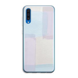 CaseCompany Square pastel: Samsung Galaxy A50 Transparant Hoesje