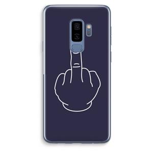 CaseCompany F**k U: Samsung Galaxy S9 Plus Transparant Hoesje