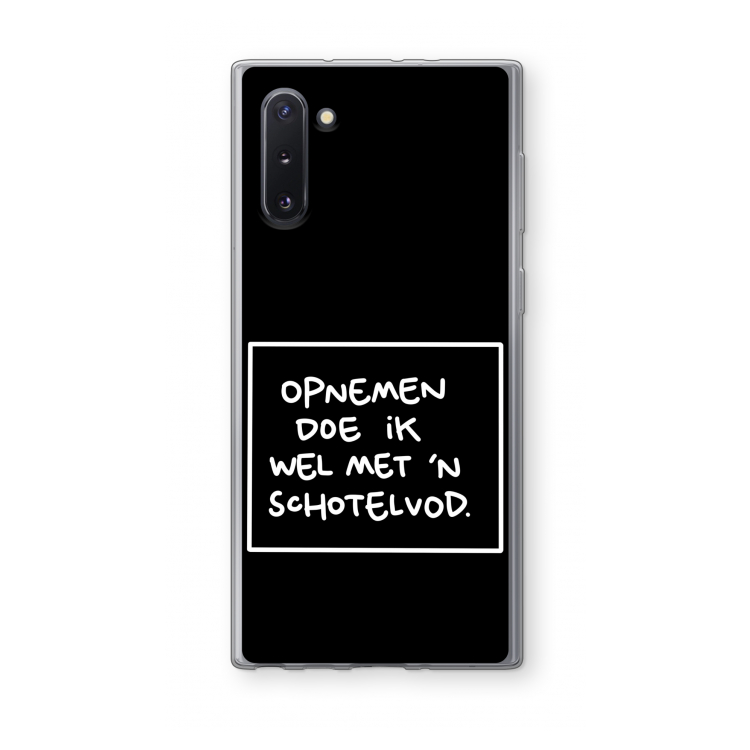 CaseCompany Schotelvod: Samsung Galaxy Note 10 Transparant Hoesje