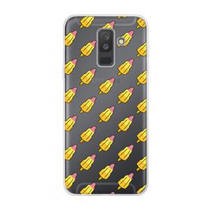 CaseCompany Waterijsjes: Samsung Galaxy A6 Plus (2018) Transparant Hoesje
