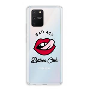CaseCompany Badass Babes Club: Samsung Galaxy S10 Lite Transparant Hoesje