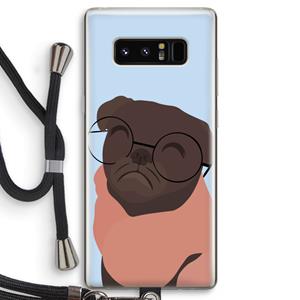 CaseCompany Ludo: Samsung Galaxy Note 8 Transparant Hoesje met koord