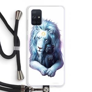 CaseCompany Child Of Light: Samsung Galaxy A71 Transparant Hoesje met koord