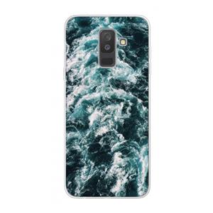 CaseCompany Zee golf: Samsung Galaxy A6 Plus (2018) Transparant Hoesje