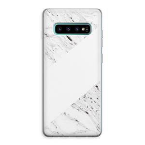 CaseCompany Biggest stripe: Samsung Galaxy S10 Plus Transparant Hoesje