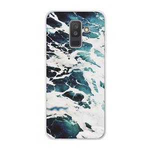 CaseCompany Golven: Samsung Galaxy A6 Plus (2018) Transparant Hoesje