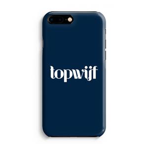 CaseCompany Topwijf Navy: Volledig Geprint iPhone 7 Plus Hoesje
