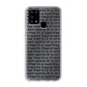 CaseCompany Crazy shapes: Samsung Galaxy M31 Transparant Hoesje