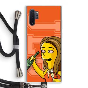 CaseCompany Jamie Lee Simpson: Samsung Galaxy Note 10 Plus Transparant Hoesje met koord