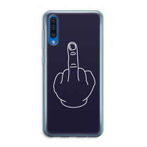 CaseCompany F**k U: Samsung Galaxy A50 Transparant Hoesje