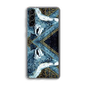 CaseCompany Golden Fox: Samsung Galaxy S21 Plus Transparant Hoesje