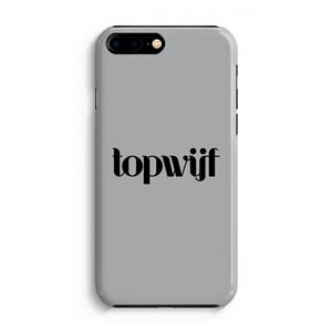 CaseCompany Topwijf Grijs Zwart: Volledig Geprint iPhone 7 Plus Hoesje