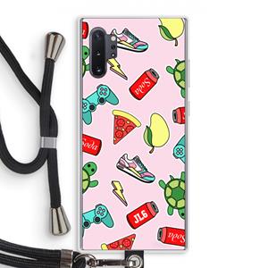 CaseCompany Things Jamie Loves: Samsung Galaxy Note 10 Plus Transparant Hoesje met koord