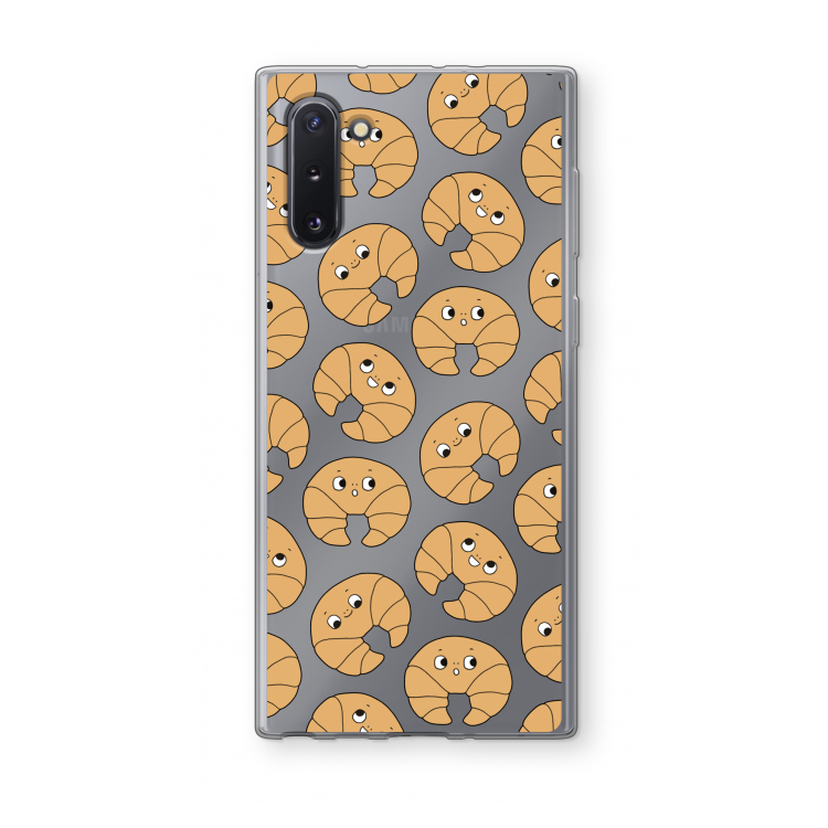 CaseCompany Croissant: Samsung Galaxy Note 10 Transparant Hoesje